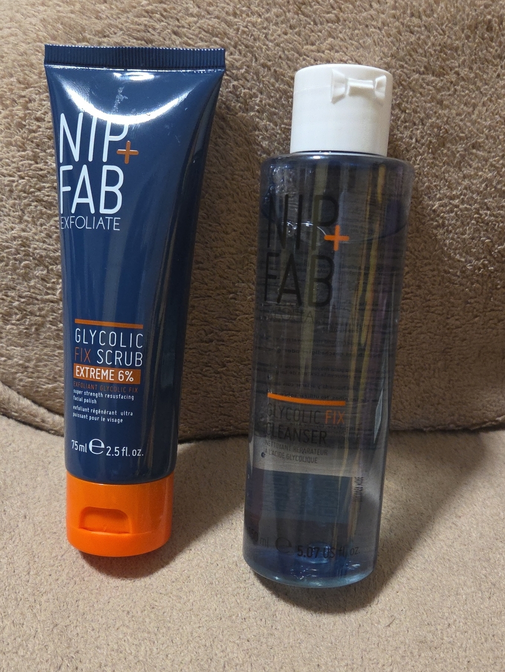 NIP+ FAB Glycolic Fix Cleanser & Scrub Duo -